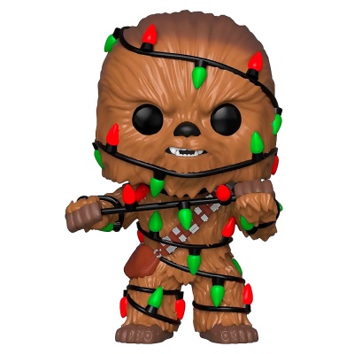 Фигурка Funko POP Звездные войны Чубакка с гирляндой 10 см Funko 33886 1